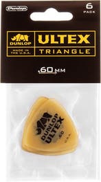 Jim Dunlop Ultex Triangle bas plectrum 0.60 mm 6-pack, Muziek en Instrumenten, Ophalen of Verzenden, Nieuw, Elektrische basgitaar