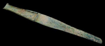 Luristan Antieke bronzen dolk - 24 cm (Zonder minimumprijs), Antiek en Kunst