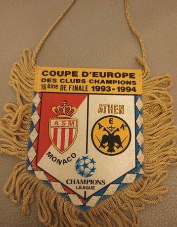 AS Monaco - 1993 - Vlag/wimpel, Nieuw
