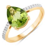 Zonder minimumprijs - Ring - 14 karaat Geel goud - 2.03ct., Sieraden, Tassen en Uiterlijk, Ringen, Nieuw