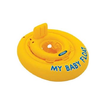 Baby float | Intex | 6 - 12 maanden (Max. 11 kg, Geel), Verzenden, Nieuw