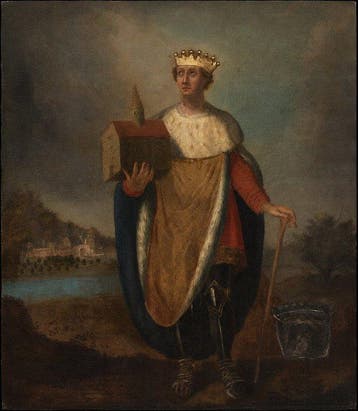 Franse school (XVII) - Ritratto di San Luigi IX (Louis IX of, Antiek en Kunst