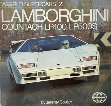 Lamborghini Countach LP400, LP500S, Algemeen, Verzenden, Jeremy Coulter, Zo goed als nieuw