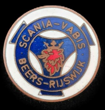 Scania-Vabis met Beers-Rijswijk tekst- speld emaille, Verzenden, Nieuw, Transport, Speldje of Pin