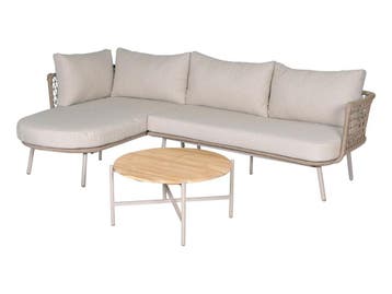 Mondial Living Loungeset Jonas Chaige Longue Sahara Dust, Ophalen of Verzenden, Nieuw