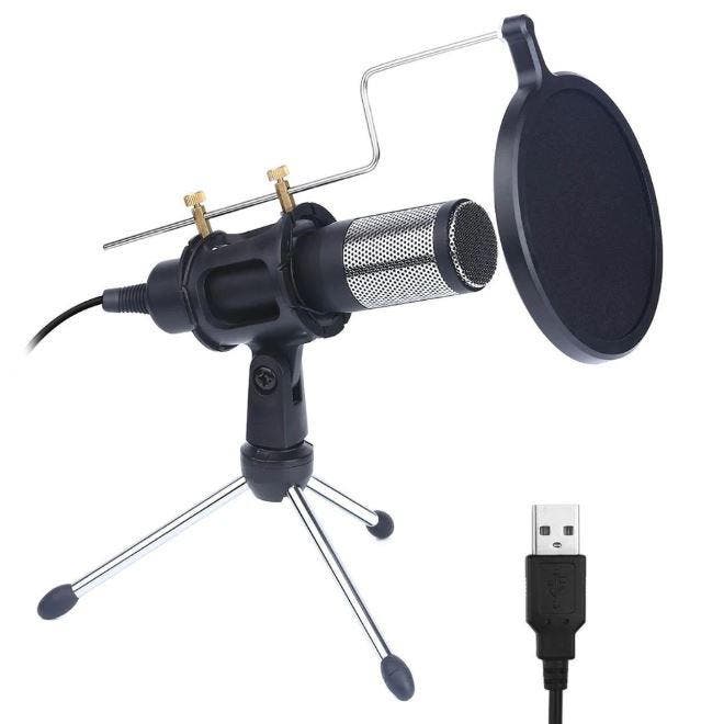 DrPhone PM2 – Professioneel USB Microfoon + Condensor –Tripo, Muziek en Instrumenten, Microfoons, Verzenden