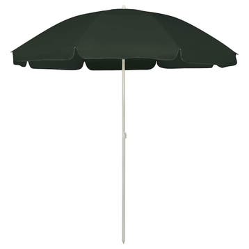 vidaXL Strandparasol 240 cm groen, Verzenden, Nieuw, Strandparasol