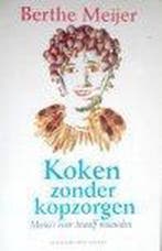 KOKEN ZONDER KOPZORGEN 9789035116566 B. Meijer, Verzenden, Gelezen, B. Meijer