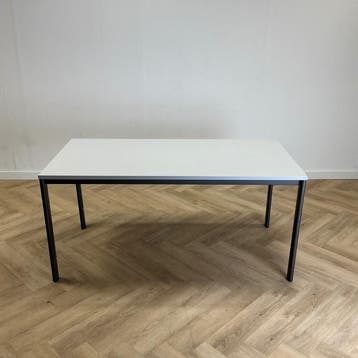 Ahrend kantinetafel 160x80 cm, atraciet - grijs, Ophalen of Verzenden, Gebruikt, Bureau