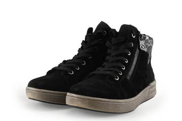Rieker Veterboots in maat 39 Zwart, Verzenden, Zwart, Overige typen, Zo goed als nieuw