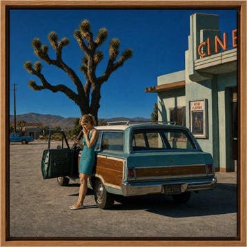 Le Yack - Bad News at the Joshua Tree Cinema - Hand signed