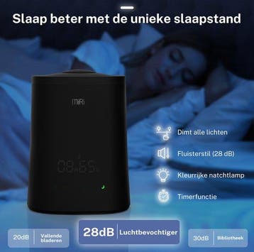 2dekans | MiRi Nimbus – Luchtbevochtiger – Humidifier – 4.5L, Ophalen of Verzenden, Zo goed als nieuw