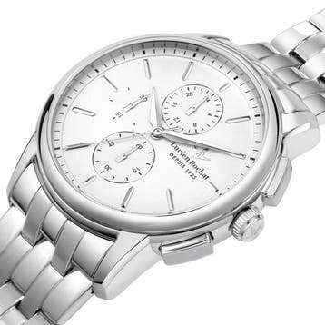 Lucien Rochat - Iconic - Classic - Chronograph - White - 43, Nieuw