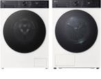 LG Wasmachine + LG Droger, 8 tot 10 kg, Nieuw, 1200 tot 1600 toeren, Voorlader