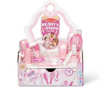 Melissa &amp; Doug Houten kaptafel - Met kindveilige spiegel, Ophalen of Verzenden, Zo goed als nieuw