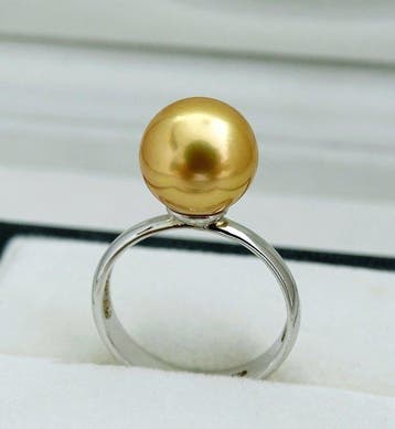 Zonder minimumprijs - Ring - 925 zilver - 24K gouden, Nieuw