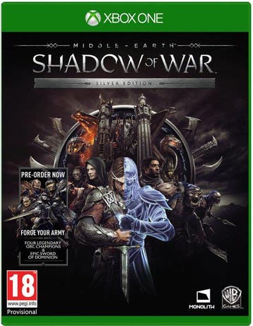 Middle Earth Shadow of War Silver Edition (Xbox one nieuw), Spelcomputers en Games, Ophalen of Verzenden, Nieuw