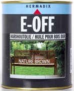 Hermadix E-Off Nature Brown 750 ml (HERMADIX beitsen), Ophalen of Verzenden, Nieuw, Bruin, Beits