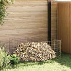 vidaXL Vierkante Composter 100 x 100 x 50 cm IJzer, Verzenden, Nieuw, IJzer