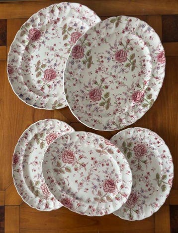 Johnson Bros. - Serveerschaal (4) - rose chinz - Aardewerk