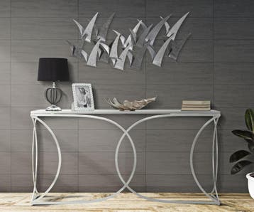 IJZEREN WANDPANEEL GABBIANI CM 93X12,7X47,6, Ophalen of Verzenden, Nieuw