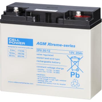 Cellpower CPX Accu/batterij 20 Ah - 12 volt met hoge capacit, Ophalen of Verzenden, Nieuw