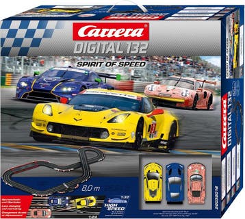 Carrera Corvette & Porsche Set | 30% Korting | Tweedekansje, Racebaan, Zelf te bouwen, Carrera, Nieuw