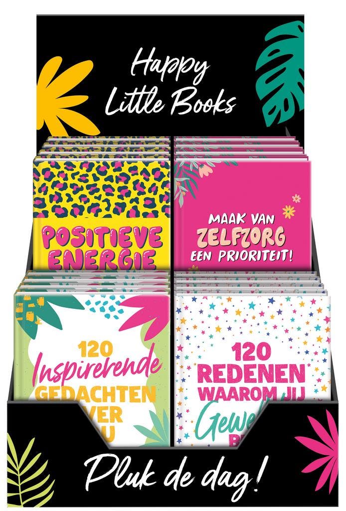 Display Happy Books Cadeauboeken - 4T X 4 Ex. |  | Nieuw, Boeken, Humor, Nieuw, Ophalen of Verzenden