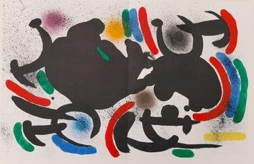Joan Miro (1893-1983) - Litografia Original VII.