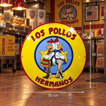 Los Pollos Hermanos Heavy Metal Rond Bord van 50 cm –
