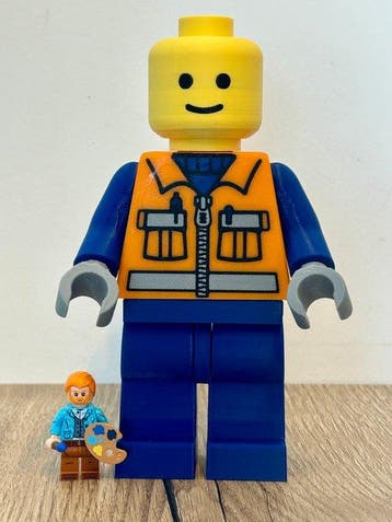 Fait maison - (MOC) Minifigure LEGO grand format (18 cm) –, Nieuw