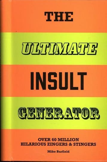 Ultimate Insult Generator 9781786270290 Mike Barfield, Verzenden, Gelezen, Mike Barfield