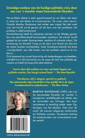 Het koninkrijk van de angst 9789045037486 Martha C. Nussbaum, Boeken, Verzenden, Gelezen, Martha C. Nussbaum