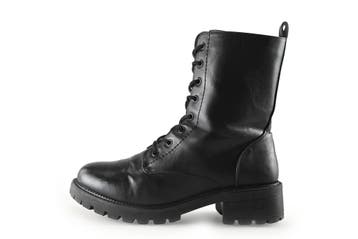 Charmosa Veterboots in maat 39 Zwart, Verzenden, Zwart, Overige typen, Zo goed als nieuw