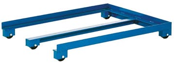 Kongamek pallettrolley voor Europallet  -  Blauw  -  Staal, Verzenden