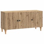 vidaXL TV-kast Artisanaal eiken 99 x 34,5 x 50 cm Bewerkt, Minder dan 50 cm, Verzenden, Nieuw, Minder dan 100 cm