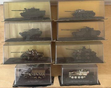 Altaya 1:72 - Model militair voertuig (8) - Assortiment de, Nieuw