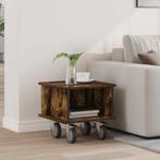 vidaXL TV-standaard Gerookt eiken 37 x 35 x 35 cm Bewerkt, Huis en Inrichting, Kasten | Televisiemeubels, Minder dan 50 cm, Verzenden