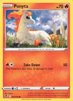 Ponyta 021/195 Silver Tempest, Ophalen of Verzenden, Nieuw, Losse kaart, Foil