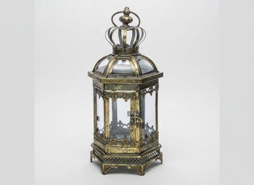Lantaarn - Metaal, Glas - 40 cm