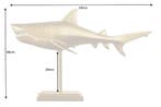 Maritiem beeld HAI 68cm goud handgemaakt metalen design haai, Ophalen of Verzenden, Nieuw