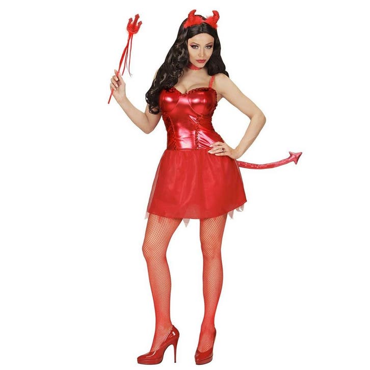 Duivelse Dame Kostuum Halloween, Kleding | Dames, Carnavalskleding en Feestkleding, Nieuw, Ophalen of Verzenden