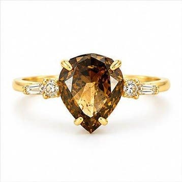 Zonder minimumprijs - Ring - 14 karaat Roségoud, 1,43 gram, Nieuw