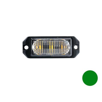 LED flitser 3-voudig ultra flat Groen, Ophalen of Verzenden, Nieuw