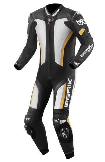 Berik Losail Zwart Wit Brons 1-Delig Motorpak, Nieuw met kaartje, Overall, Berik, Heren