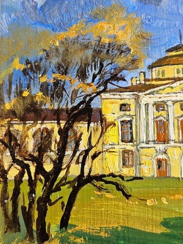Tatiana Aleksandrovna Dhtereva (Russisch 1930--) -, Antiek en Kunst, Kunst | Schilderijen | Klassiek