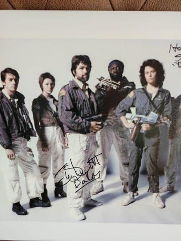 Alien - Lot of 2 signed photos - Sigourney Weaver, Tom, Nieuw