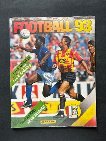 Panini Football 93 Belgium Factory seal (Empty album +, Nieuw
