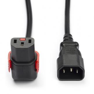 C14 naar C13 kabel | ACT | 1 meter (Omlaag, IEC lock), Verzenden, Nieuw