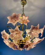 Kroonluchter - Glas - Murano-stijl kroonluchter, Antiek en Kunst, Curiosa en Brocante